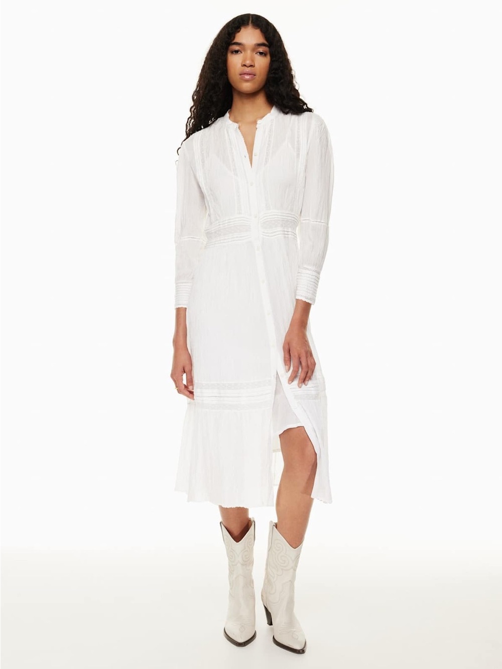 Aritzia Wilfred Neige Dress - White - XS